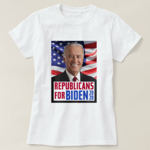 Camiseta Republicanos por Joe Biden 2020 Foto do Presidente