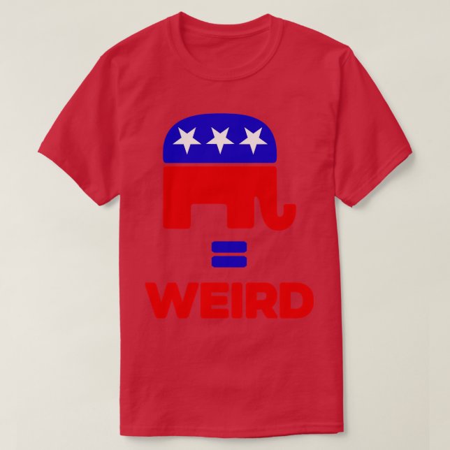 Camiseta Republicanos São Estranhos (Frente do Design)