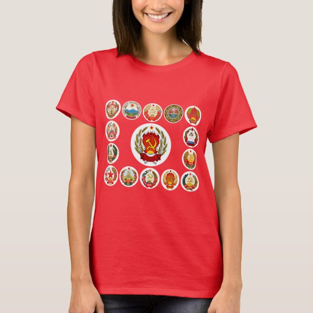 Camiseta Repúblicas da União Soviética (Frente)