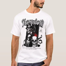Camiseta Requiem Skull Gentleman Artwork