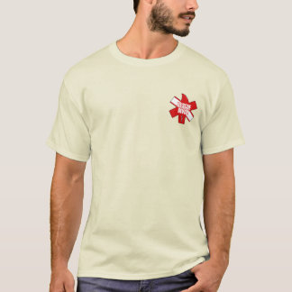 Camiseta Rescue Diver Cross Dive Flag Style 1