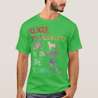 Camiseta RESCUE SALVE AMOR PETROLETERINÁRIO Presente no Vol