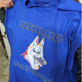 Camiseta Rescues are the Best - German Shepherd