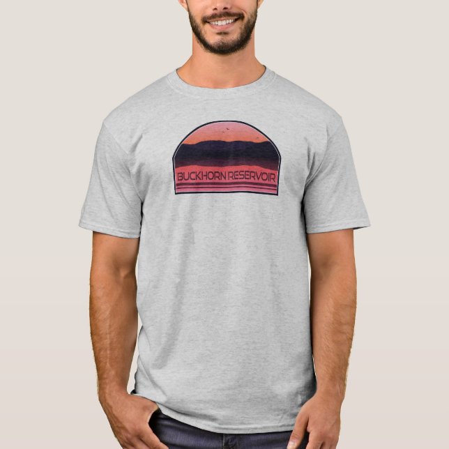 Camiseta Reserva Buckhorn North Carolina Red Sunrise (Frente)