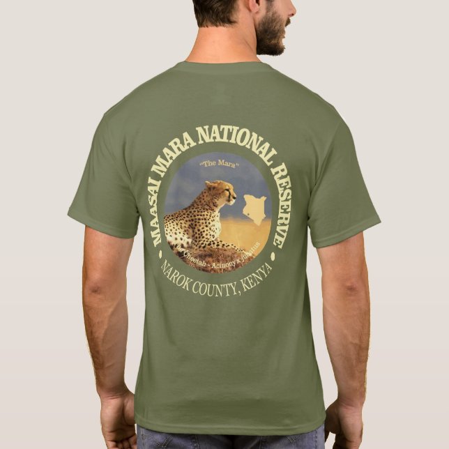 Camiseta Reserva Nacional de Maasai Mara (Verso)