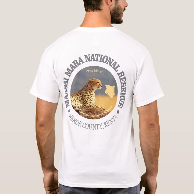 Camiseta Reserva Nacional de Maasai Mara (Verso)