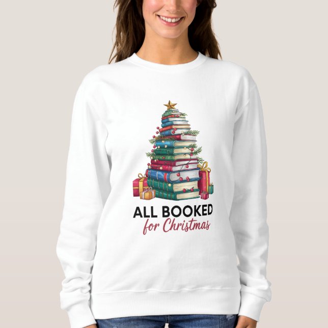 Camiseta Reservado Para Leitores De Natal (Frente)