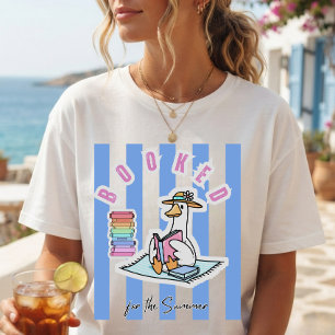 Camiseta Reservado para o Amante do Livro do Pato de Verão