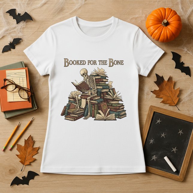 Camiseta Reservado para o Esqueleto do Halloween do Profess (Criador carregado)