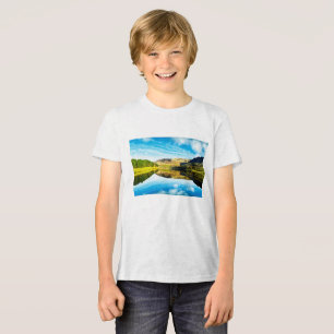 Camiseta Reservatório de Dovestone no sol de inverno