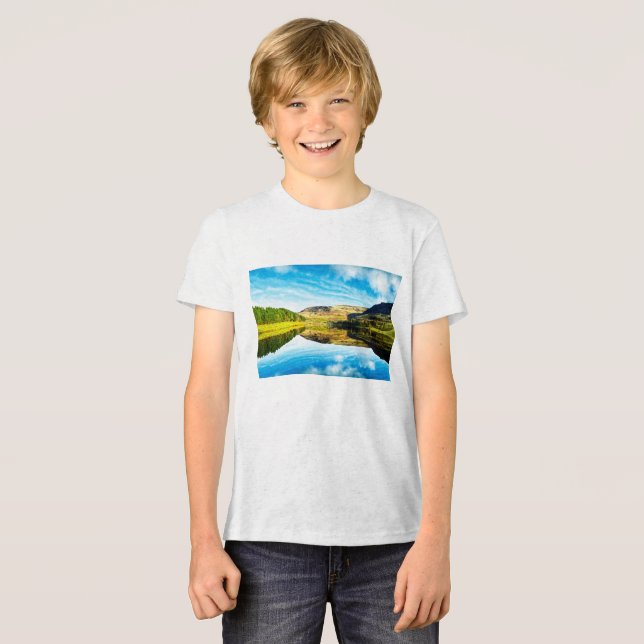 Camiseta Reservatório de Dovestone no sol de inverno (Frente Completa)