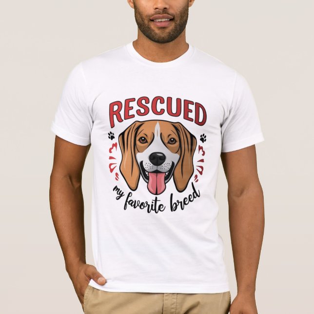 Camiseta Resgatada Com Amor (Frente)
