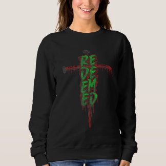 Camiseta Resgatada pelo Cristo de Sangue de Jesus na Cruz