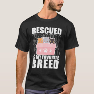 Camiseta Resgatado É Meu Abrigo De Animais De Criação Favor