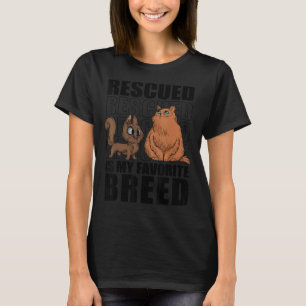 Camiseta Resgatado É Meu Abrigo De Animais De Criação Favor