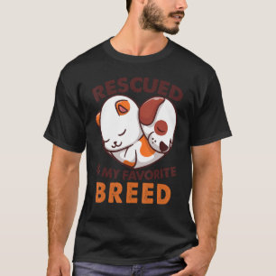 Camiseta Resgatado É O Meu Abrigo De Salvação De Cão De Raç