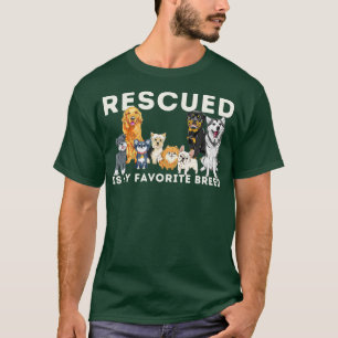 Camiseta Resgatado É O Meu Resgate De Animais De Criação Fa