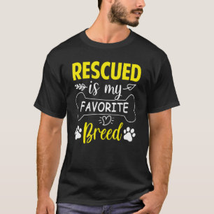 Camiseta Resgatado É O Meu Resgate De Animais De Criação Fa