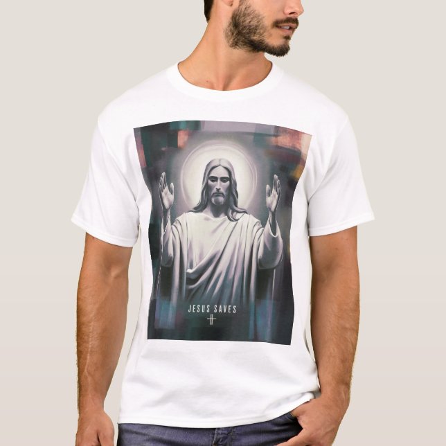 Camiseta Resgatado: Jesus salva (Frente)