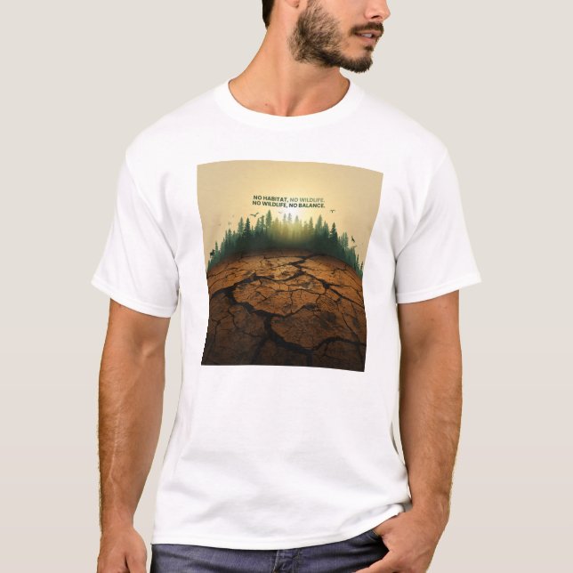 Camiseta Resgate da Natureza e da Vida Selvagem (Frente)