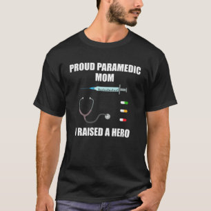 Camiseta Resgate de ambulância EMT da mãe paramédica