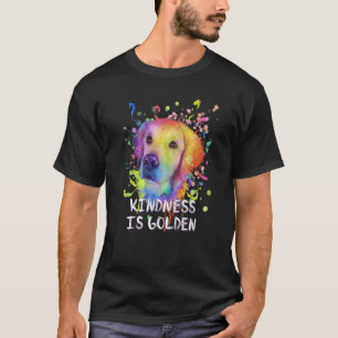 Camiseta Resgate de Cachorro Retriever Golden Kindness Is G