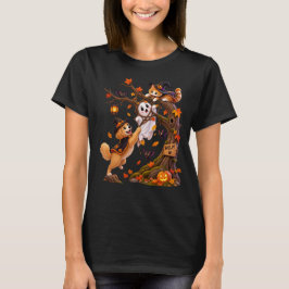 Camiseta Resgate Divertido de Cachorro no Halloween: Fantas