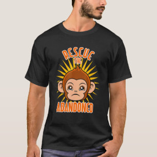 Camiseta Resgate Do Macaco-Macaco Abandonado