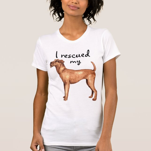 Camiseta Resgate Irish Terrier (Frente)