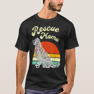 Camiseta Resgate Mama Paw Imprime Um Cachorro Orgulhoso Pet