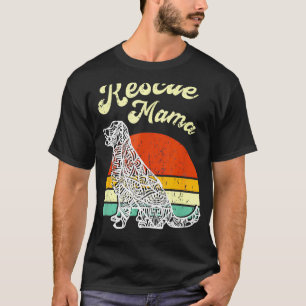 Camiseta Resgate Mama Paw Imprime Um Cachorro Orgulhoso Pet