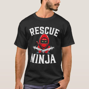 Camiseta Resgate Ninja Mercenário Shuriken Kunai Shinobi N
