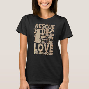 Camiseta Resgate O Maltratado Salve O Amor Ferido O Ab