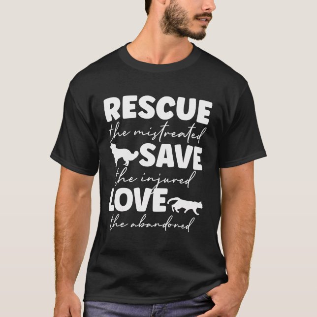 Camiseta Resgate O Maltratado Salve O Amor Ferido O Ab (Frente)