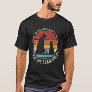 Camiseta Resgate O Maltratado Salve O Cão De Amor Ferido Ca