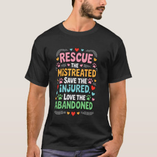 Camiseta Resgate os maltratados salve os feridos ame os ab