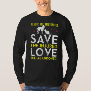Camiseta Resgate Os Maltratados Salve Os Feridos E Ame Os