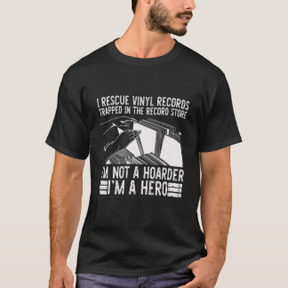 Camiseta Resgate Os Registros De Vinil Presos Na Loja De Re