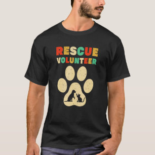 Camiseta Resgate Voluntário Abrigo Animal Cachorro Gato Amo