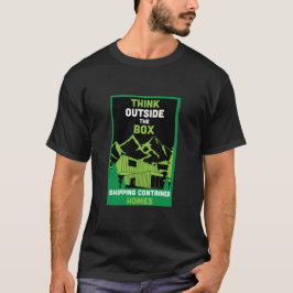 Camiseta Residência do Contentor de Entrega