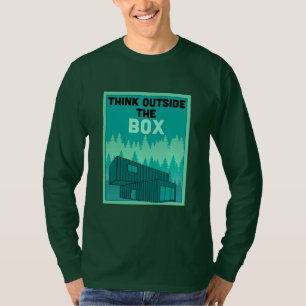 Camiseta Residência do Contentor de Entrega