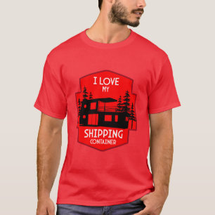 Camiseta Residência do Contentor de Entrega