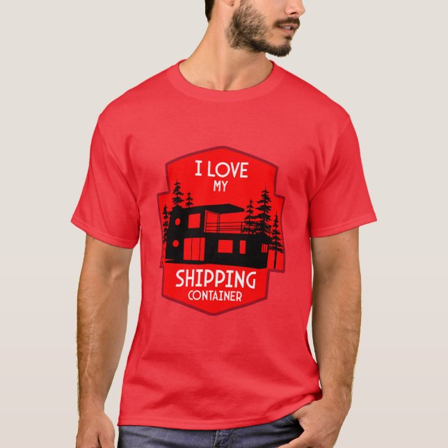 Camiseta Residência do Contentor de Entrega (Frente)
