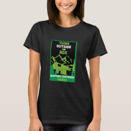 Camiseta Residência do Contentor de Entrega