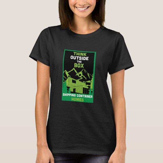 Camiseta Residência do Contentor de Entrega (Frente)