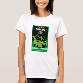 Camiseta Residência do Contentor de Entrega