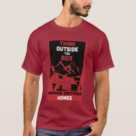 Camiseta Residência do Contentor de Entrega