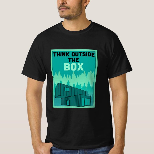 Camiseta Residência do Contentor de Entrega (Frente)
