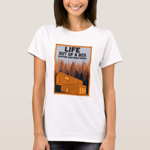 Camiseta Residência do Contentor de Entrega