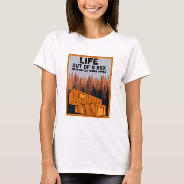 Camiseta Residência do Contentor de Entrega (Frente)